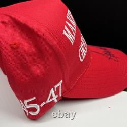 President 45/47 Donald Trump Autographed USA Hat Hand-Signed COA Hologram