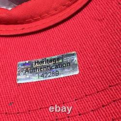 President 45/47 Donald Trump Autographed USA Hat Hand-Signed COA Hologram