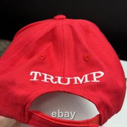 President 45/47 Donald Trump Autographed USA Hat Hand-Signed COA Hologram