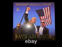 President DONALD J TRUMP SIGNED/ AUTOGRAPHED Book Save America 2024 SOLD OUT