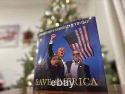 President DONALD J TRUMP SIGNED AUTOGRAPHED Book Save America First Edition