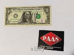 President DONALD TRUMP AUTOGRAPHED SIGNED US Dollar Bill COA AUTHENTICATED