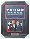 President Donald Trump & Mike Pence Signed Autographed Sign Poster Beckett Maga