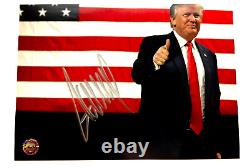 President DONALD TRUMP Signed 7x5 inch Authentic Original Autograph with COA