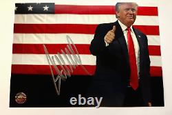 President DONALD TRUMP Signed 7x5 inch Authentic Original Autograph with COA