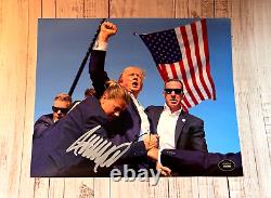 President DONALD TRUMP Signed 8x10 Original Authentic Autograph with COA Cert