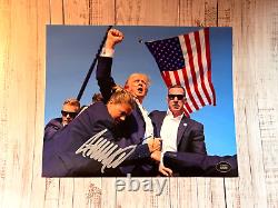 President DONALD TRUMP Signed 8x10 Original Authentic Autograph with COA Cert