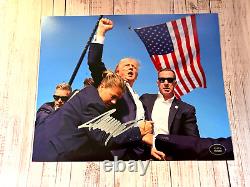 President DONALD TRUMP Signed 8x10 Original Authentic Autograph with COA Cert