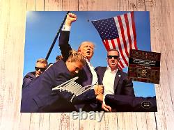 President DONALD TRUMP Signed 8x10 Original Authentic Autograph with COA Cert