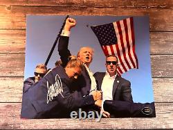 President DONALD TRUMP Signed 8x10 Original Authentic Autograph with COA Cert