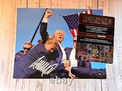 President DONALD TRUMP Signed 8x10 Original Authentic Autograph with COA Cert