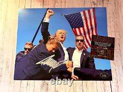 President DONALD TRUMP Signed 8x10 Original Authentic Autograph with COA Cert