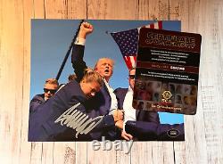 President DONALD TRUMP Signed 8x10 Original Authentic Autograph with COA Cert