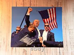 President DONALD TRUMP Signed 8x10 Original Authentic Autograph with COA Cert