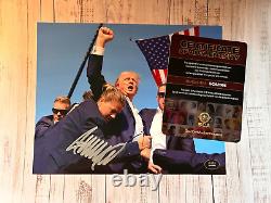 President DONALD TRUMP Signed 8x10 Original Authentic Autograph with COA Cert