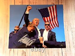 President DONALD TRUMP Signed 8x10 Original Authentic Autograph with COA Cert