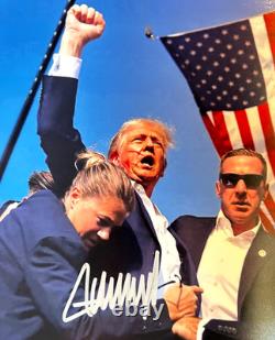 President DONALD TRUMP Signed 8x10 inch MAGA Original Authentic Autograph withCOA
