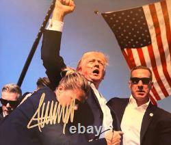 President DONALD TRUMP Signed 8x10 inch MAGA Original Authentic Autograph withCOA