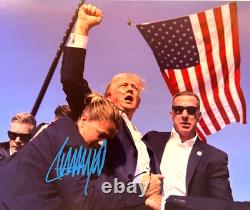 President DONALD TRUMP Signed 8x10 inch MAGA Original Authentic Autograph withCOA