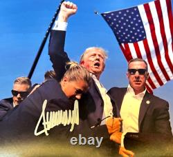 President DONALD TRUMP Signed 8x10 inch MAGA Original Authentic Autograph withCOA