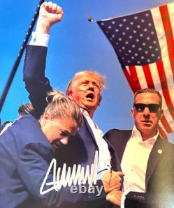 President DONALD TRUMP Signed 8x10 inch MAGA Original Authentic Autograph withCOA