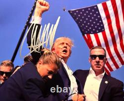 President DONALD TRUMP Signed 8x10 inch MAGA Original Authentic Autograph withCOA