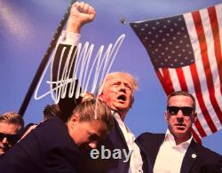 President DONALD TRUMP Signed 8x10 inch MAGA Original Authentic Autograph withCOA