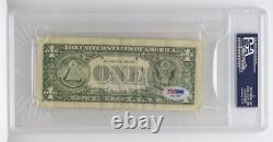 President DONALD TRUMP Signed Dollar Currency Authentic Autograph PSA/DNA