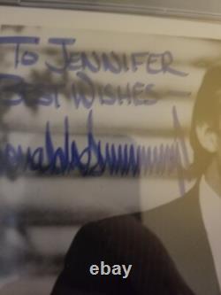 President DONALD TRUMP signed 8x10PSA/DNA encapsulated i would grade auto a 10