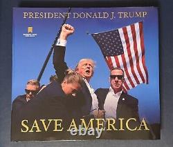 President Donald J Trump FULL SIGNATURE SIGNED Save America Book 2024