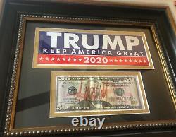 President Donald J Trump POTUS Signed $50 Dollar Bill