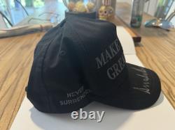 President Donald J. Trump SIGNED Make America Great Again Never Surrender Hat