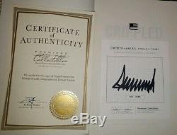 President Donald J Trump Signed 6,201/10,000 Crippled America Book Premiere Coa