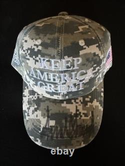 President Donald J Trump Signed Authentic Autographed Camo MAGA Hat 1/1 eBay PSA