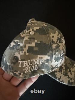 President Donald J Trump Signed Authentic Autographed Camo MAGA Hat 1/1 eBay PSA