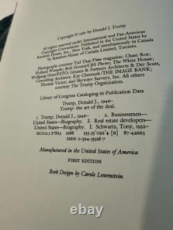 President Donald J Trump Signed Autograph The Art of the Deal Book PSA/DNA