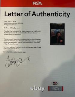President Donald J Trump Signed Autograph The Art of the Deal Book PSA/DNA