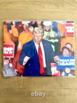 President Donald J. Trump Signed/Autographed 8.5 x 11 Photo With COA