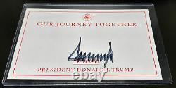President Donald J. Trump Signed Autographed Book Our Journey Together SOLD OUT