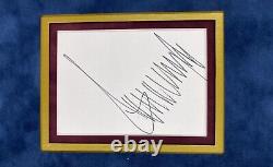 President Donald J Trump Signed Custom Framed Display FREE SHIP JSA LOA