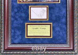 President Donald J Trump Signed Custom Framed Display FREE SHIP JSA LOA