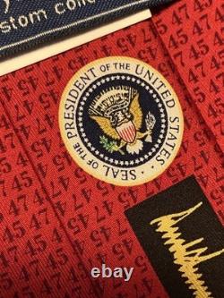 President Donald J. Trump Signed Official White House Vineyard Vines 45-47 Tie