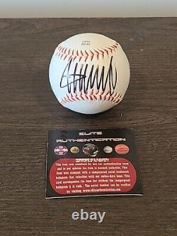 President Donald J. Trump Signed Rawlings Official League Baseball with COA