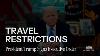 President Donald J Trump Signs Travel Restrictions Executive Order