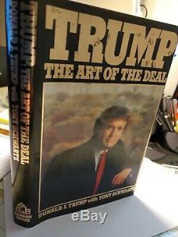 President Donald J. Trump The Art of the Deal, 1987, SIGNED Bookplate