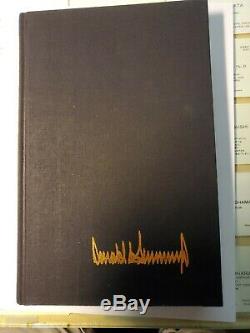 President Donald J. Trump The Art of the Deal, 1987, SIGNED Bookplate