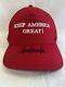 President Donald John Trump Signed Autographed Hat Cap Gaa Coa