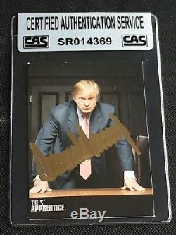 President Donald Trump 2005 The Apprentice Signed Autographed Card Cas Authentic
