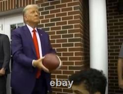 President Donald Trump 2020 Autographed Campaign Football (full size)