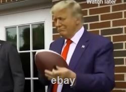 President Donald Trump 2020 Autographed Campaign Football (full size)